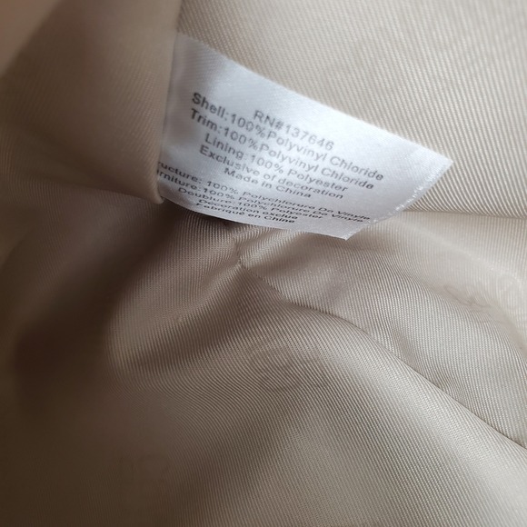 Cavalli Class Sandra Shopper Tote Bag Almond Buff Satchel Handbag Purse New - Picture 6 of 8